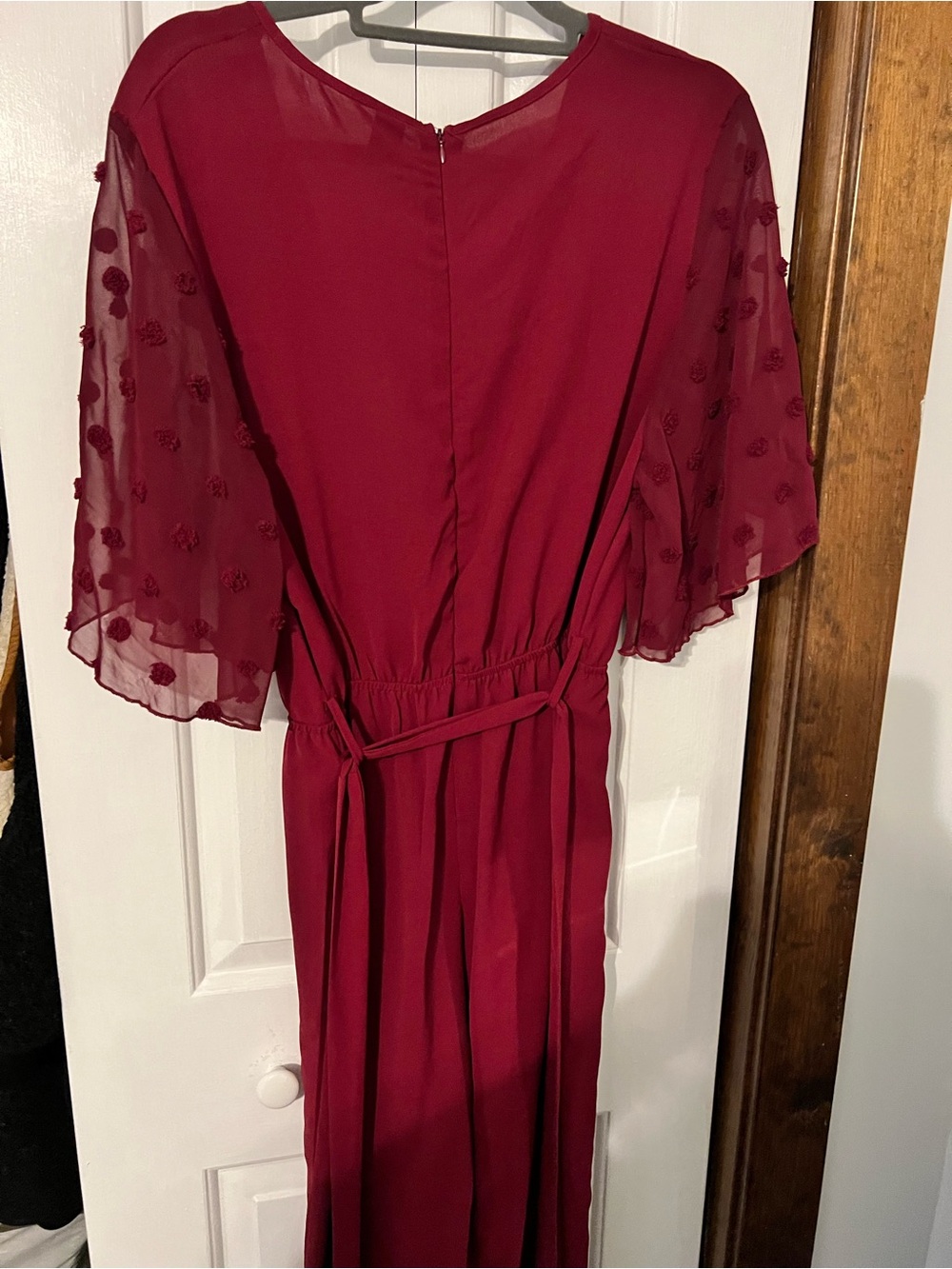 SHEIN Women's Maxi Dress Red Size 2XL Like New